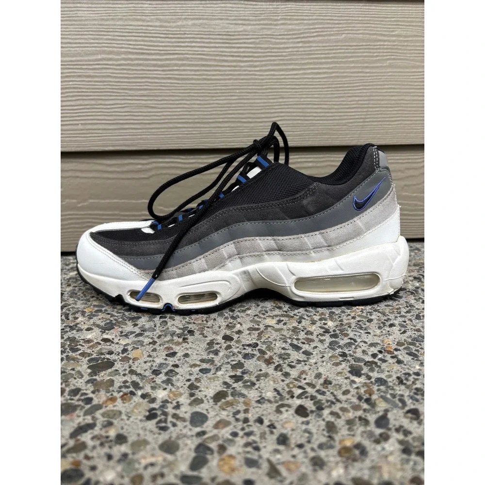 Nike Air Max 95 Black/Medium Blue DH4754-001 Shoes Sneakers‎ Men's Size 10